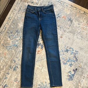 Vero Moda Blue Mid Rise Straight Women's Jeans NWOT Tags Size 26